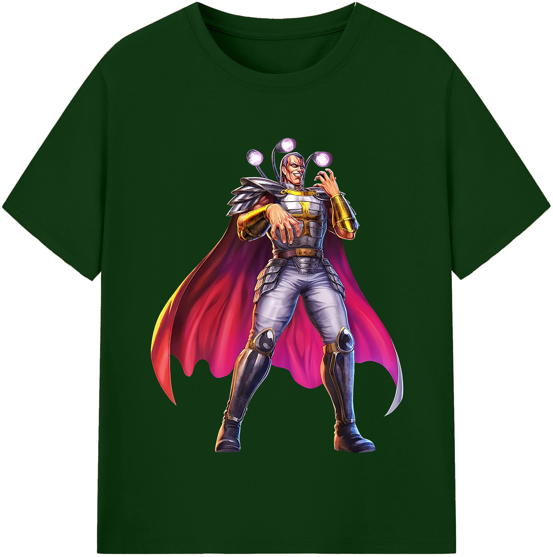 （画像用） 北斗の拳 Fist of the North Star 綿100％半袖Tシャツ（フロントプリント）